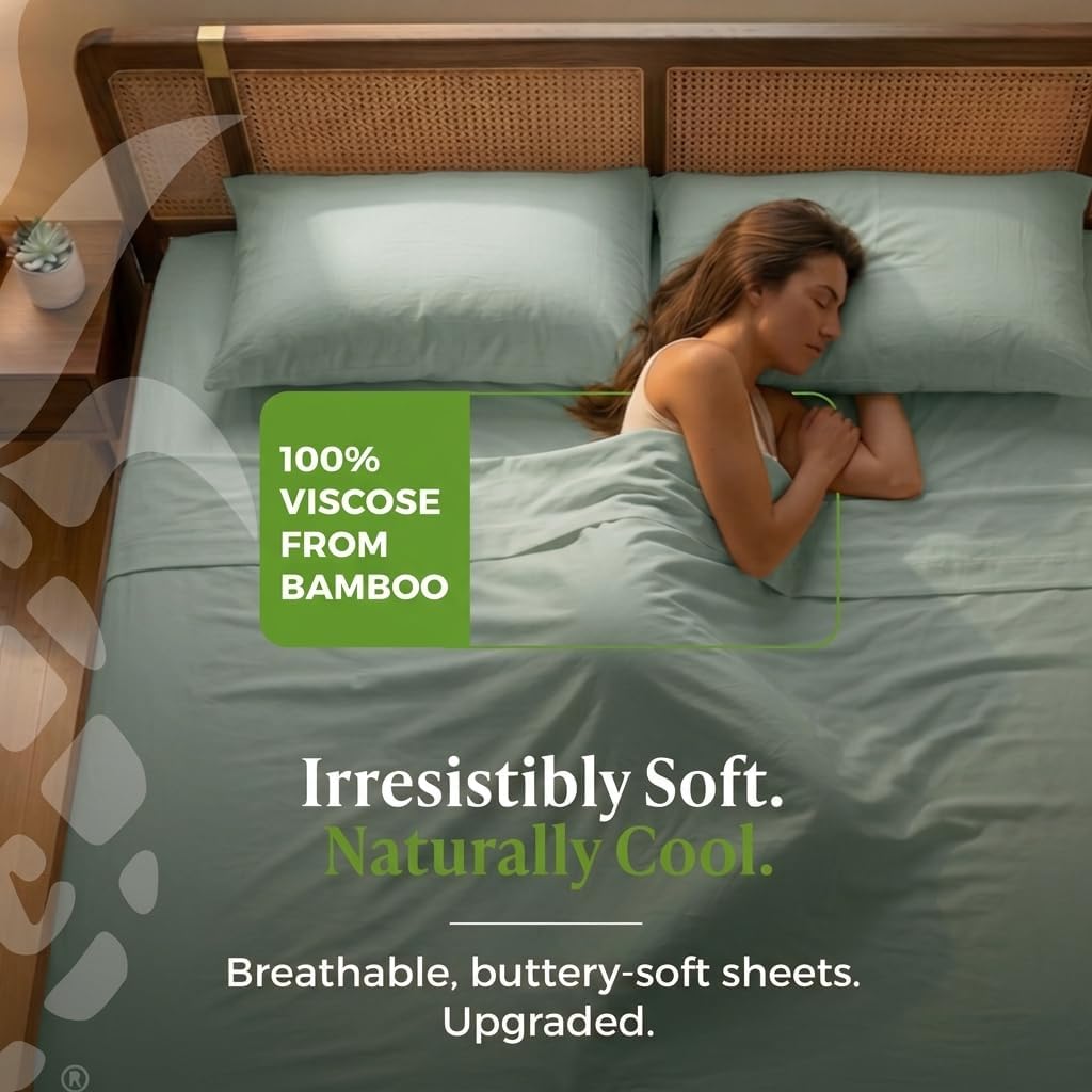 Cariloha Classic Bamboo Viscose Sheet Set - Tahitian Breeze - Split King