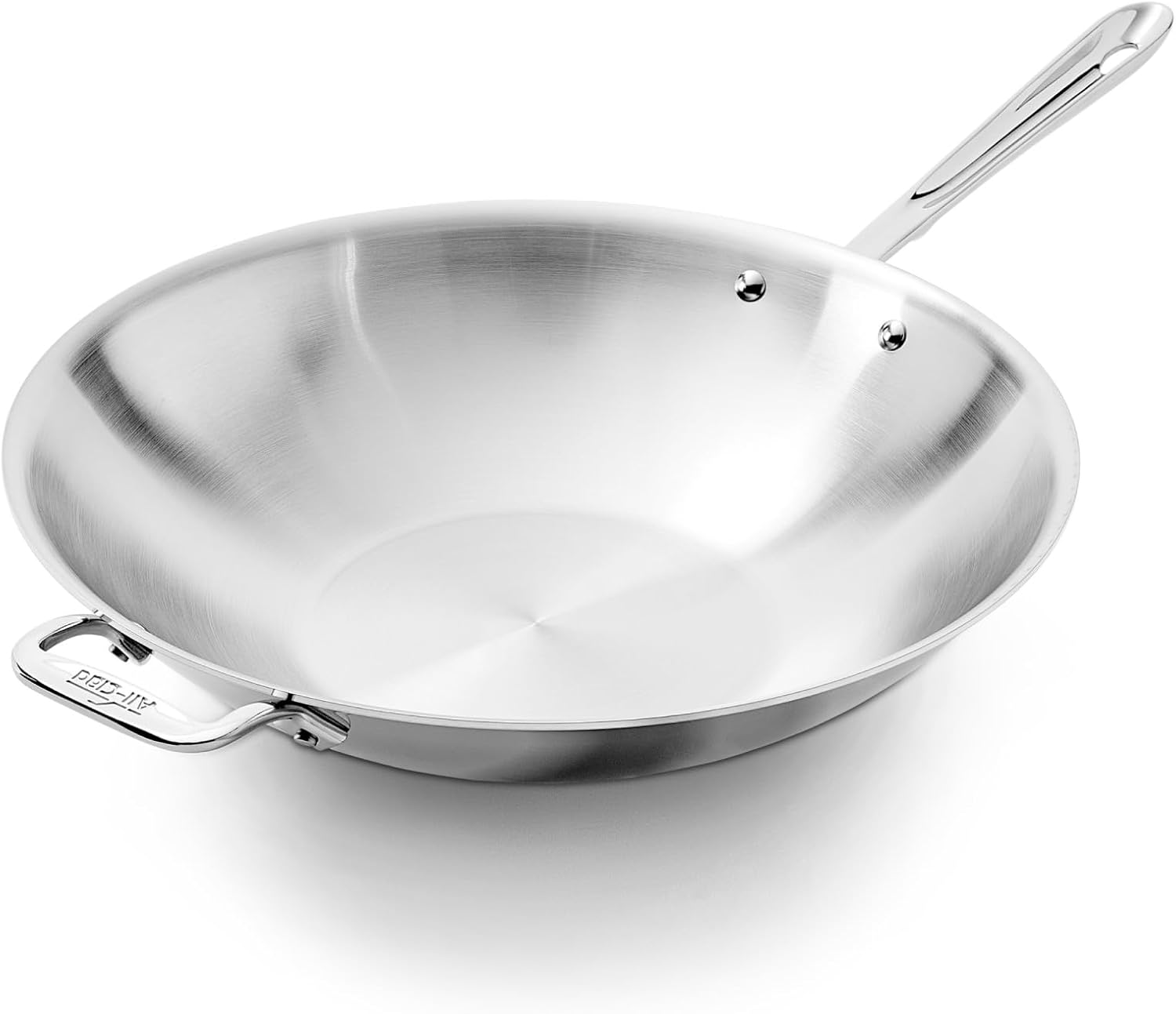 All-Clad D3 Stainless Steel 14-inch Wok Pan