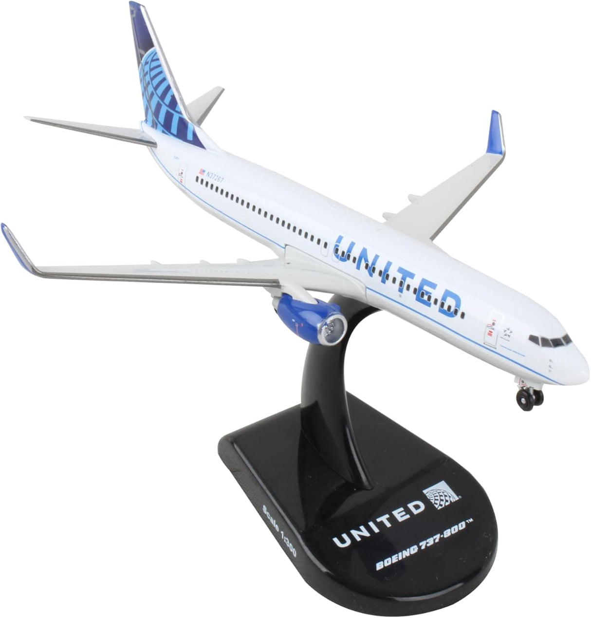 United Airlines 737-800 1/300 Die-Cast Model Airplane with 2019 Livery Ages 14+