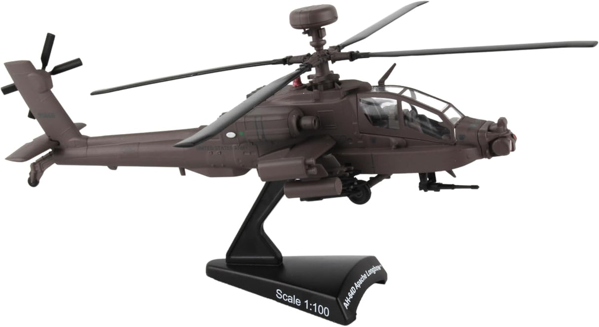 Daron Postage Stamp Boeing AH-64D Apache Longbow 1/100