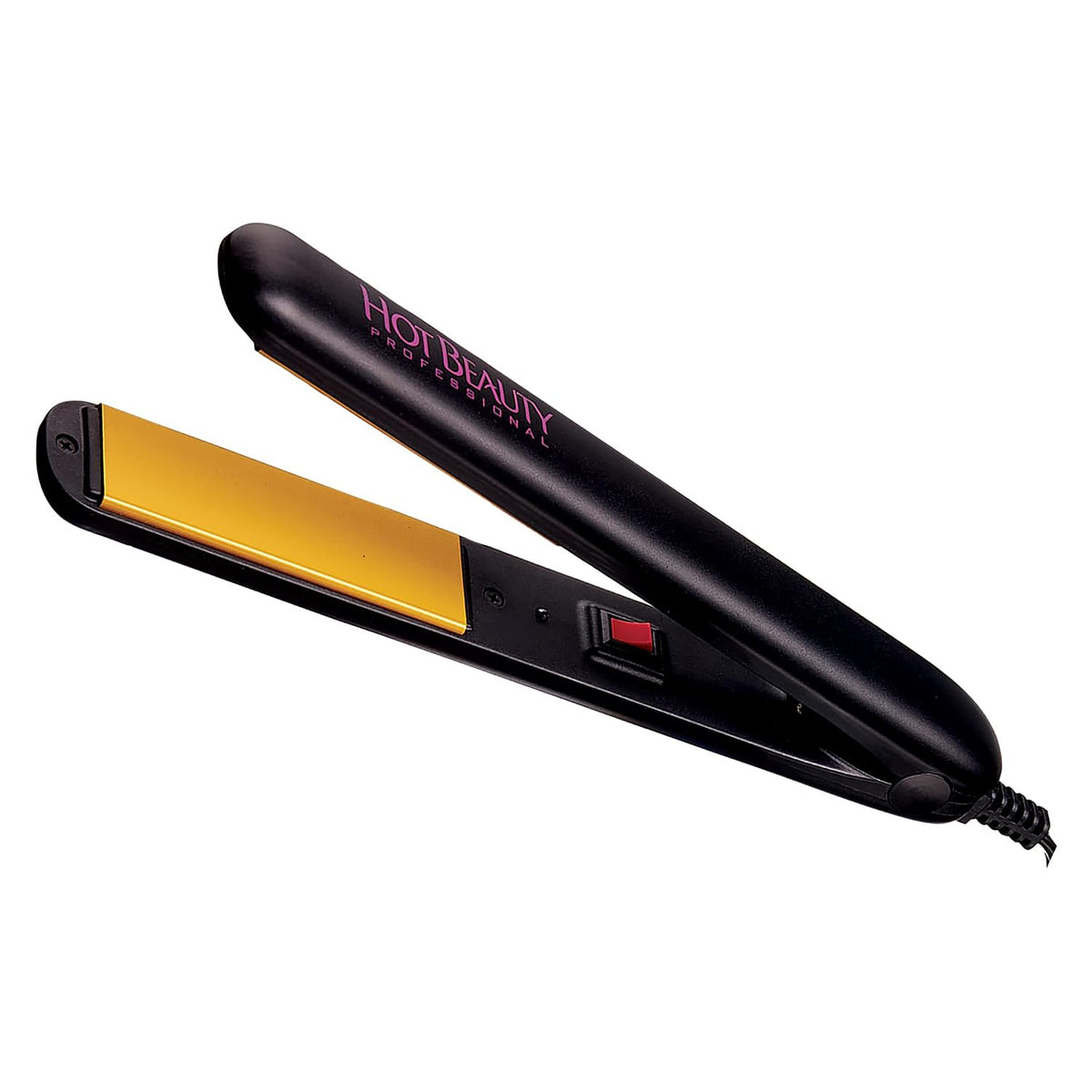 Hot Beauty Ceramic High Heat Level Flat Irons 2-in-1 Value Pack 1" and Mini 1/2" with Free Travel Pouch
