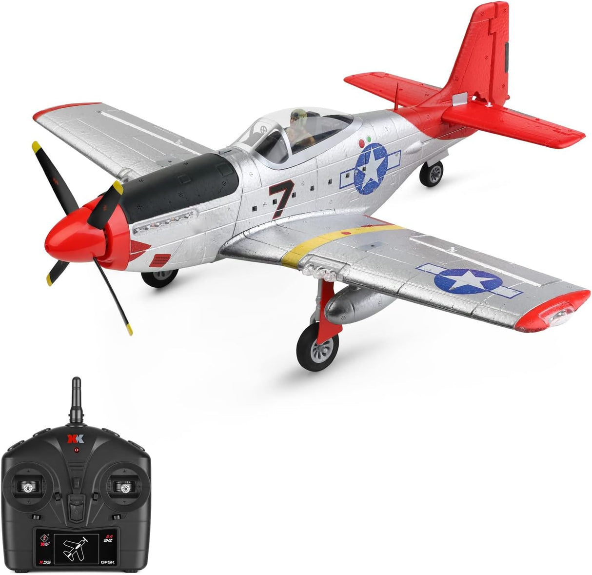 GoolRC WLtoys XK A280 RC Airplane, 2.4GHz 4 Channel Brushless Remote Control Plane for Adults,