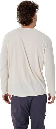 Men's LS Arc'teryx Cormac Crew Neck Shirt - Arctic Silk Heather - Large