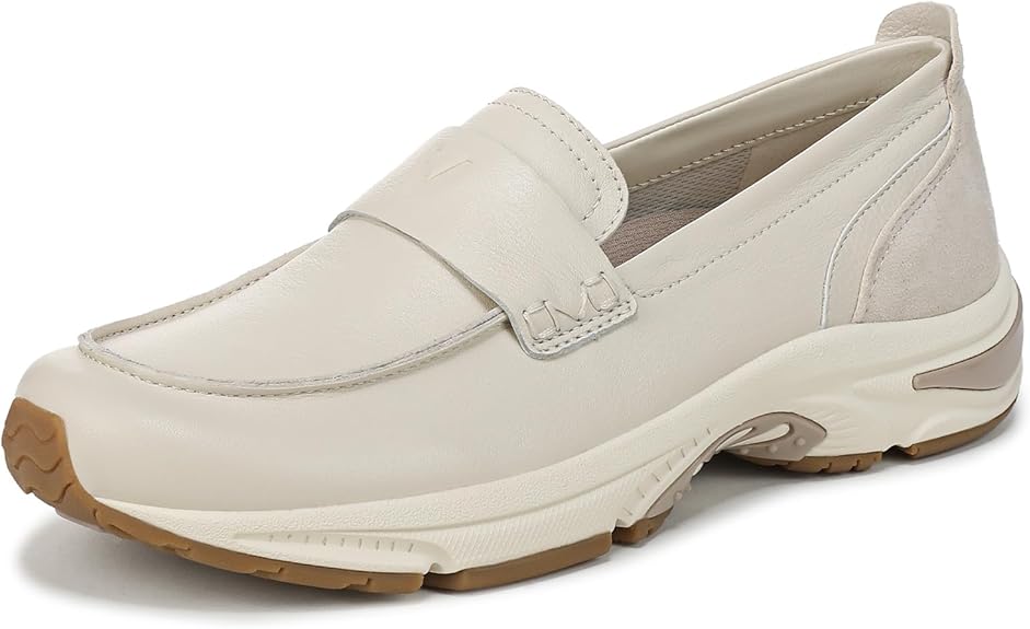 Vionic Women's Walk Roam Loafer Walking Shoes - Cream - Size 5M