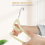 Premium Velvet Hangers Heavy Duty (50 Pack),  Non-Slip Felt Hanger