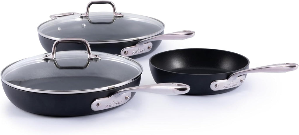 All-Clad HA1 Expert Nonstick 5-Piece Frying Pan Set