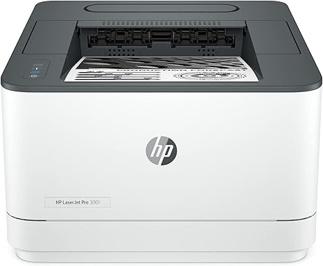HP LaserJet Pro 3001dw Wireless Black & White Printer, Best-for-Office (3G65OF)