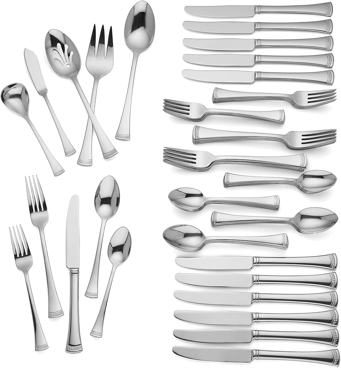 Lenox Silverware Portola 65-Piece