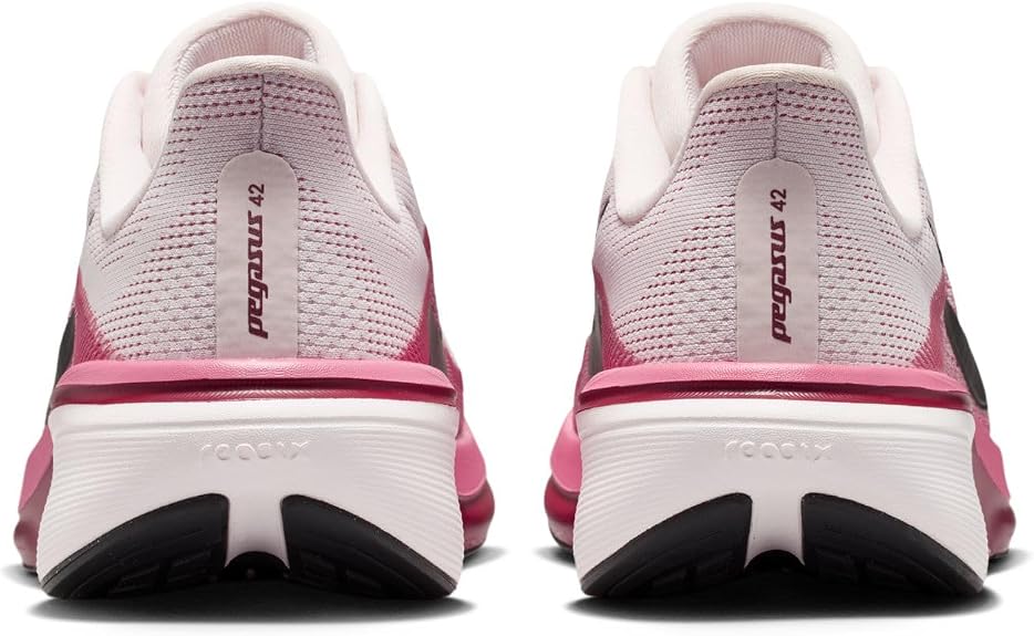 Nike Pegasus 42 Women's Road Running Shoes (Size : 9.5) (Pearl Pink/Peony/Team Crimson/Black)