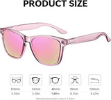 fozono Polarized Sunglasses for Women Men Classic Retro Square Trendy Fashion Driving Shades UV400 Protection Sunnies (NEW, OPEN BOX)