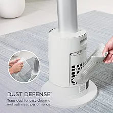 Shark TurboBlade Cool + Heat Bladeless Tower Fan - White