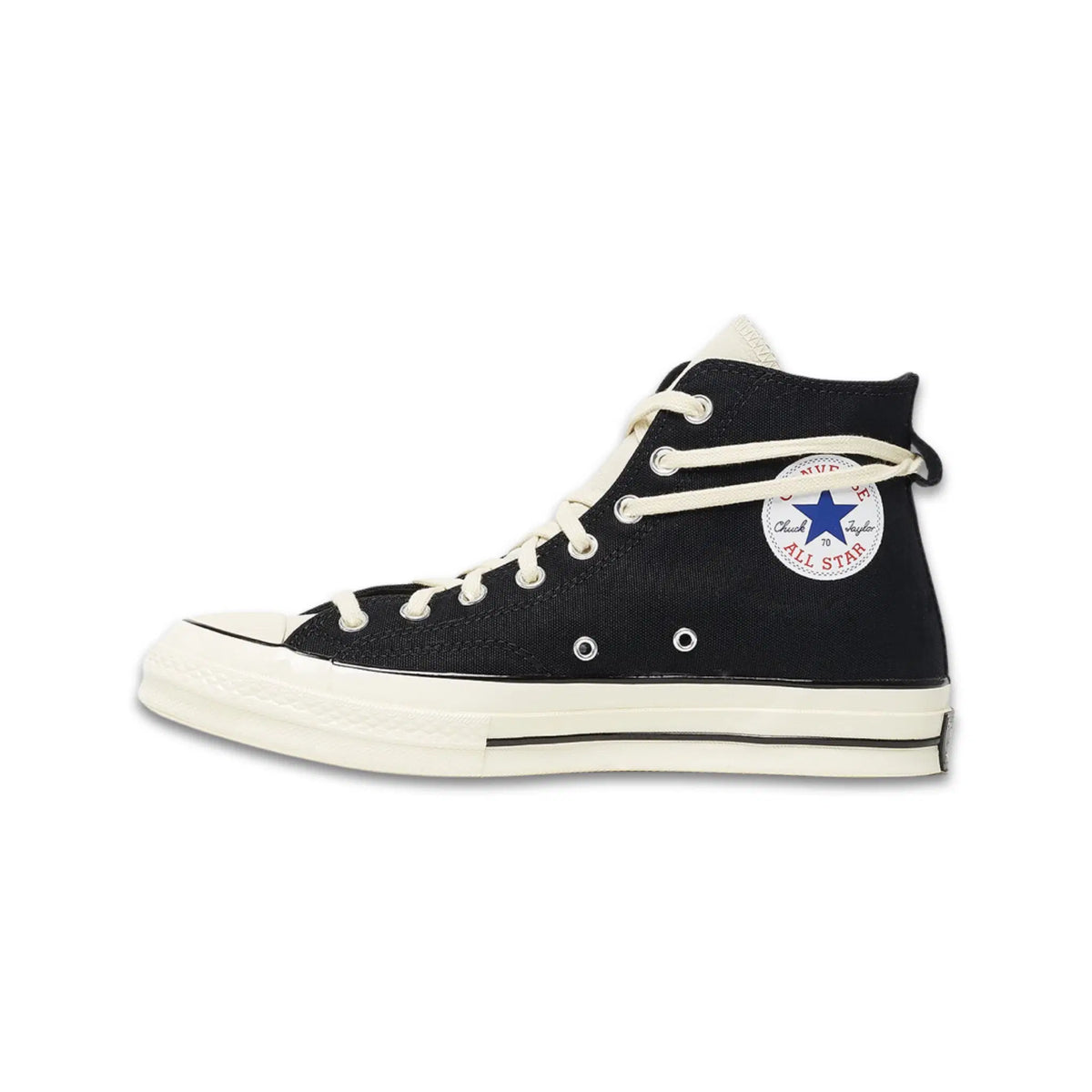Converse X Fear of God Chuck 70 Hi Sneakers - Black/Natural - Unisex: Men10 / Women 12