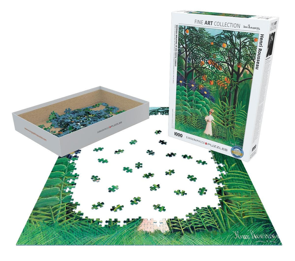 Eurographics - Woman in an Exotic Forest - 1000 Piece Jigsaw Puzzle