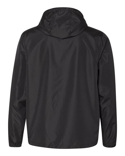 Independent Trading Co. Light Weight Windbreaker Zip Jacket (EXP54LWZ) - Black - XL