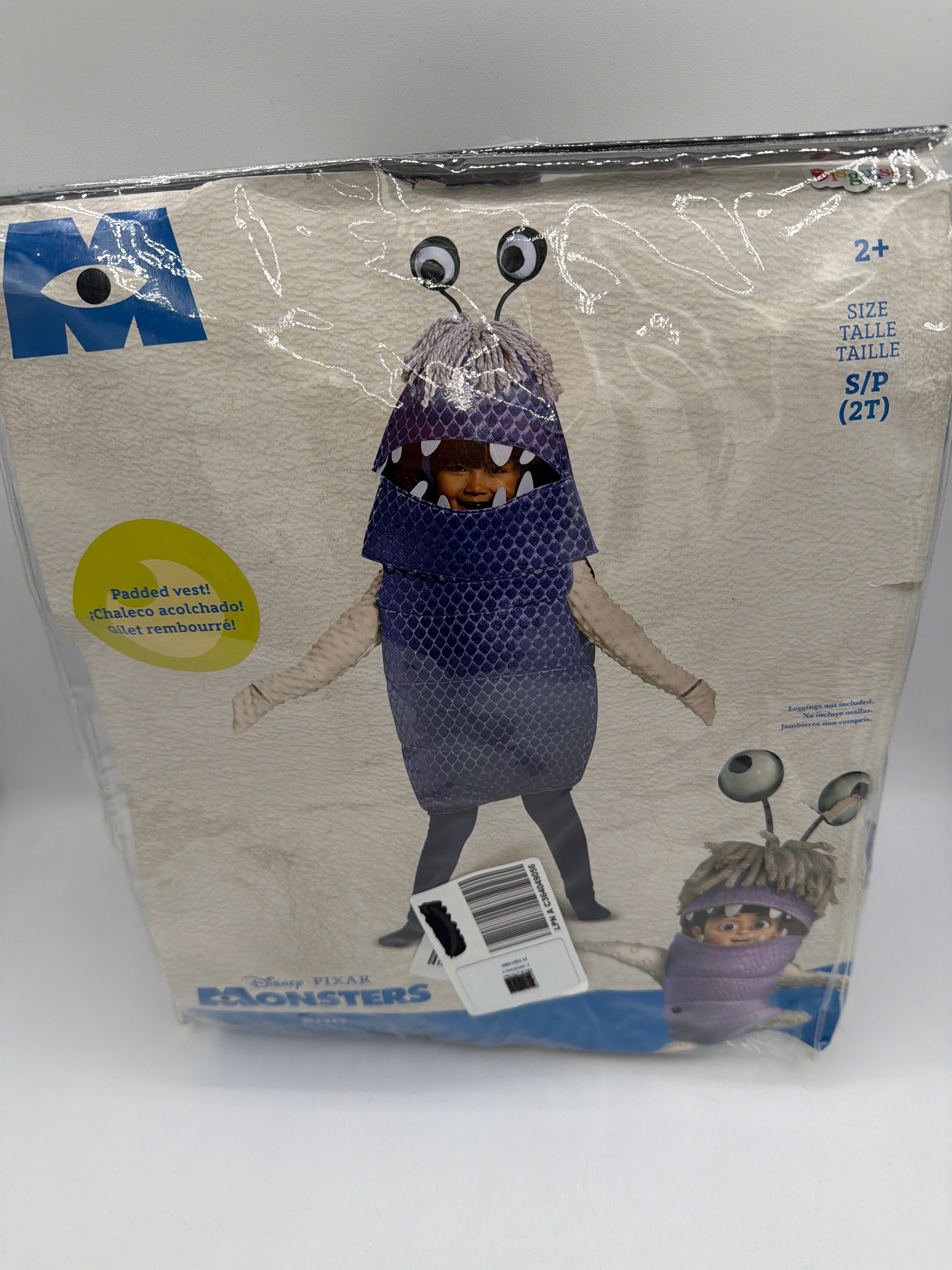 Disguise - Boo Deluxe Toddler Costume, Purple, Small (2T)