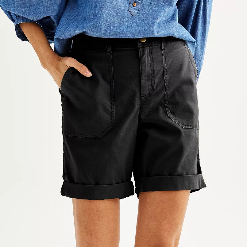 Women's Sonoma Goods For Life® Utility Bermuda Shorts Size Large