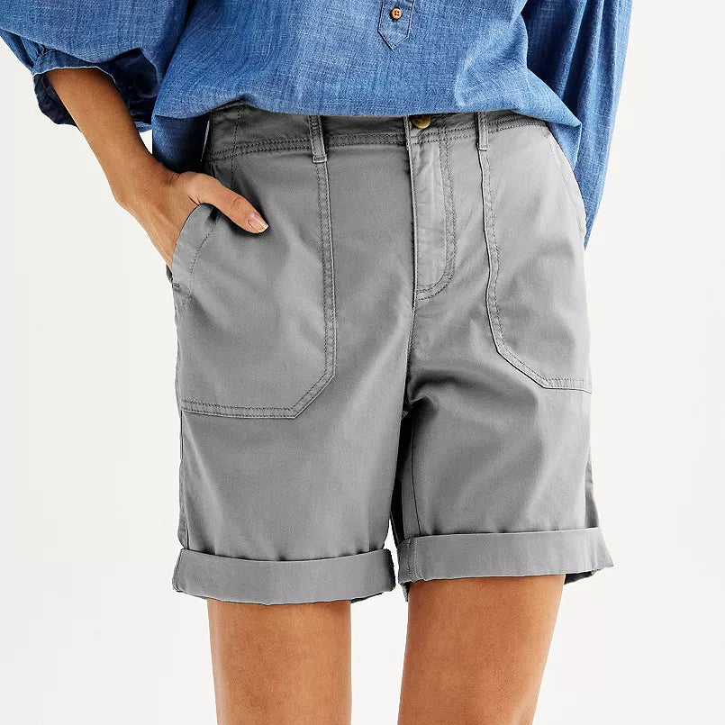 Women's Sonoma Goods For Life® Utility Bermuda Shorts Size Large