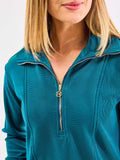 MARY SQUARE Ophelia Top | Gulf Blue  X-Large