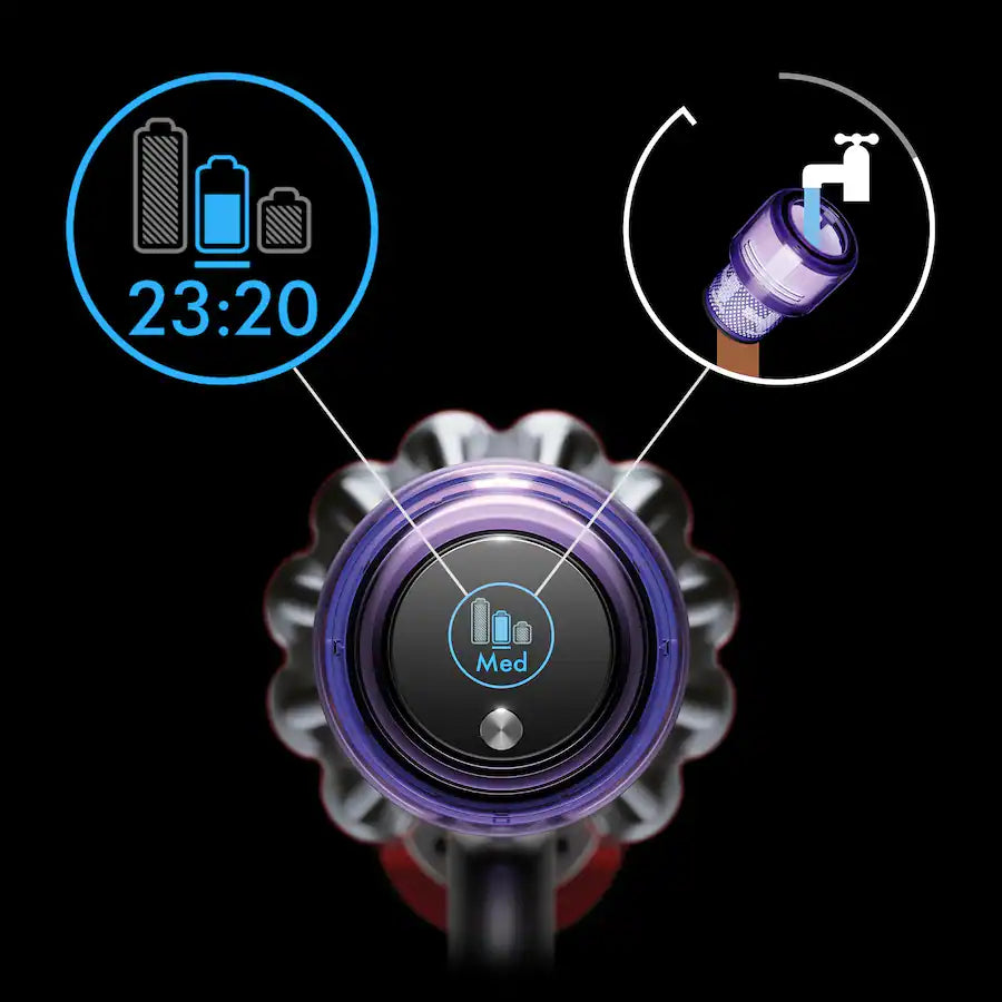 Dyson - V11 Plus Cordless Vacuum - Nickel/Purple