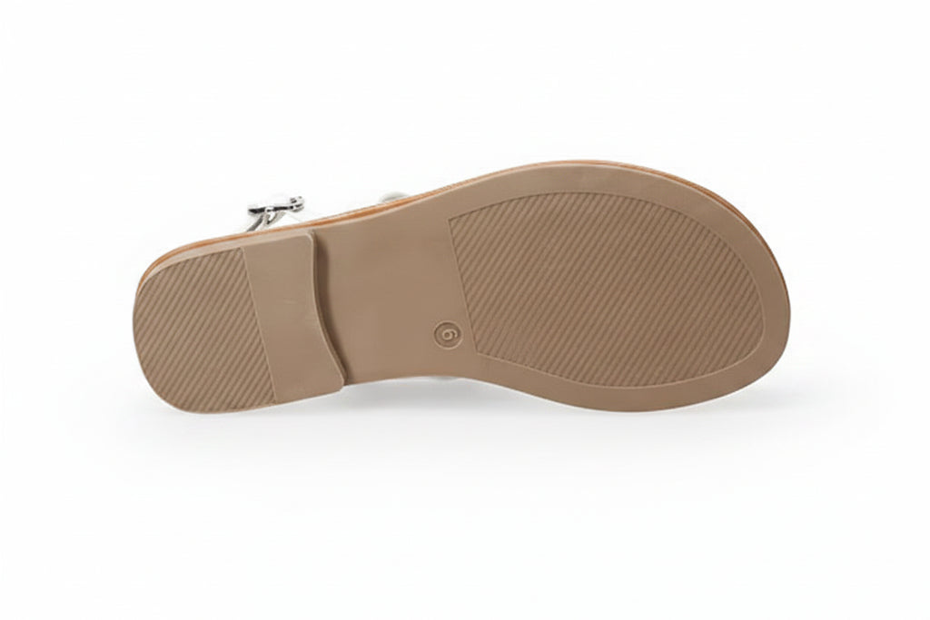 SONOMA GOODS FOR LIFE Karri Women's Shield Thong Sandals - White - 9M