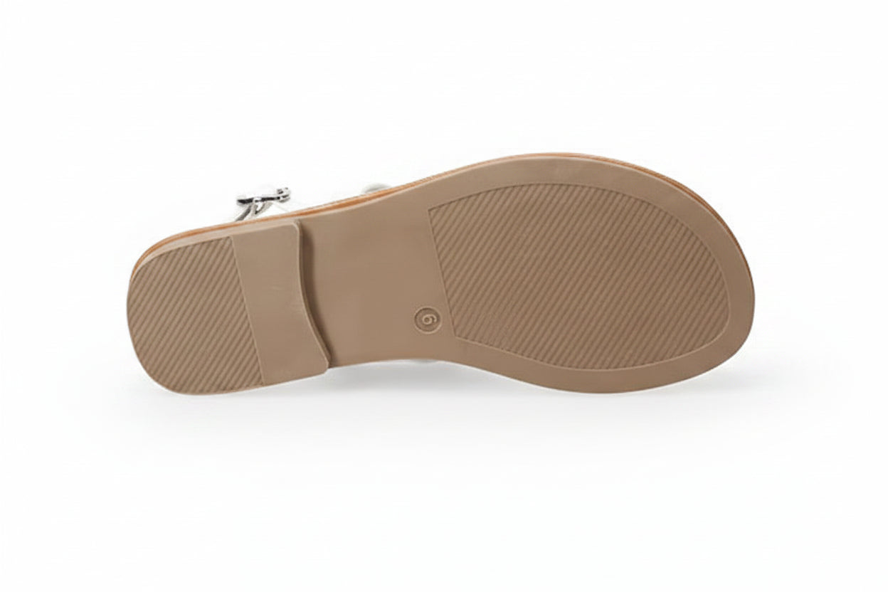 SONOMA GOODS FOR LIFE Karri Women's Shield Thong Sandals - White - 9M