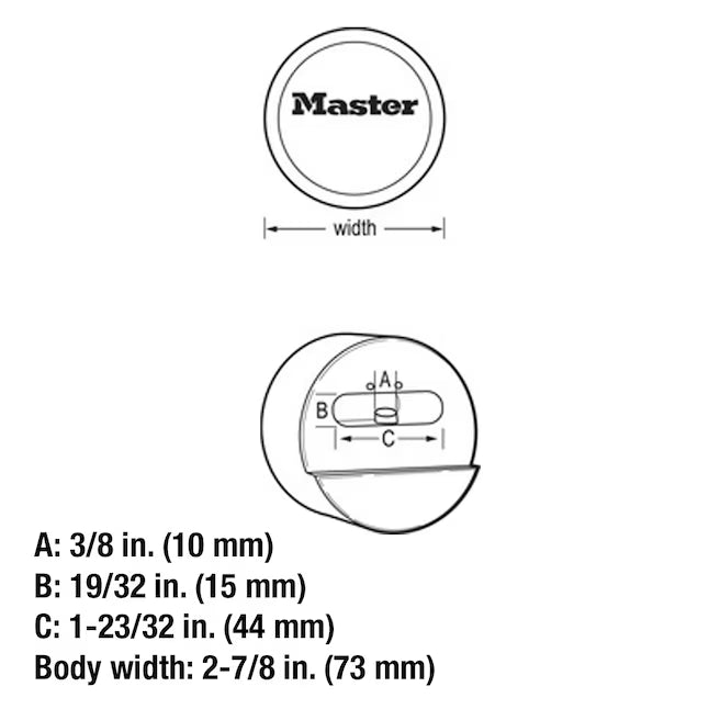 Master Lock Heavy Duty Shrouded Outdoor Keyed Padlock
