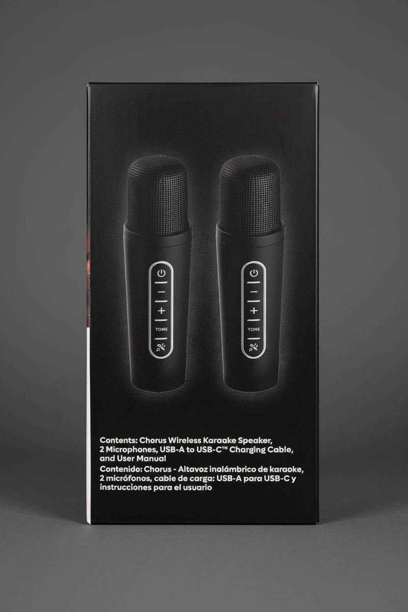 PUREBOOM AUDIO - Chorus Wireless Karaoke Speaker