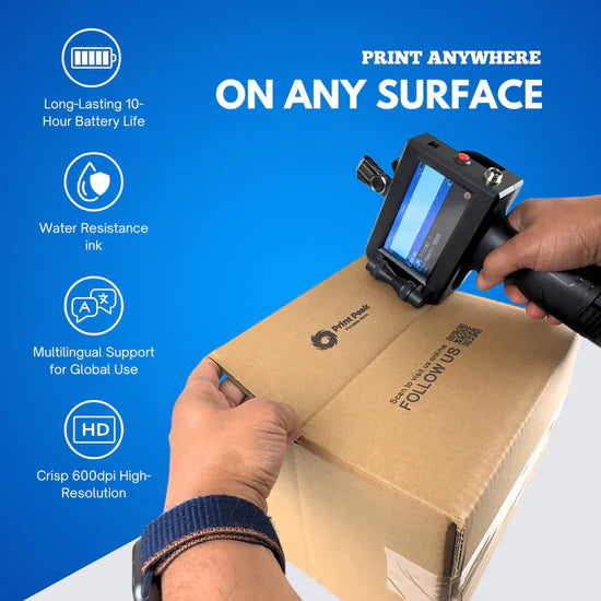 The PrintPeak Handheld Inkjet Printer — for Multi-Surface Printing (NEW)