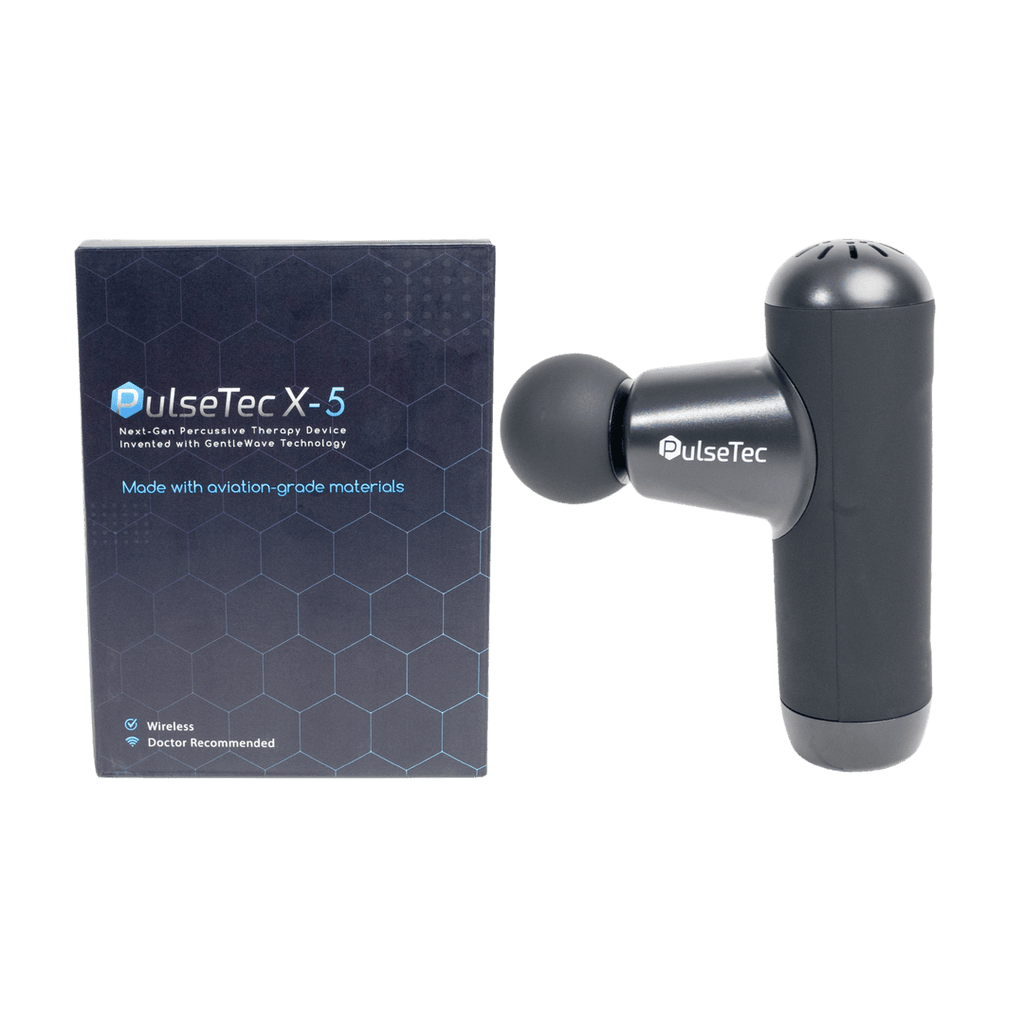 PulseTec X-5 Massage Gun, Black.