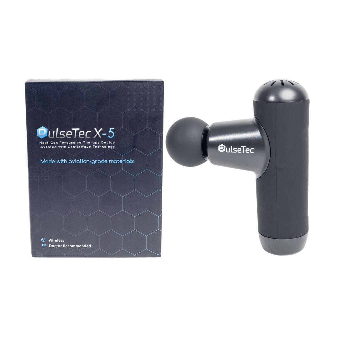 PulseTec X-5 Massage Gun, Black.