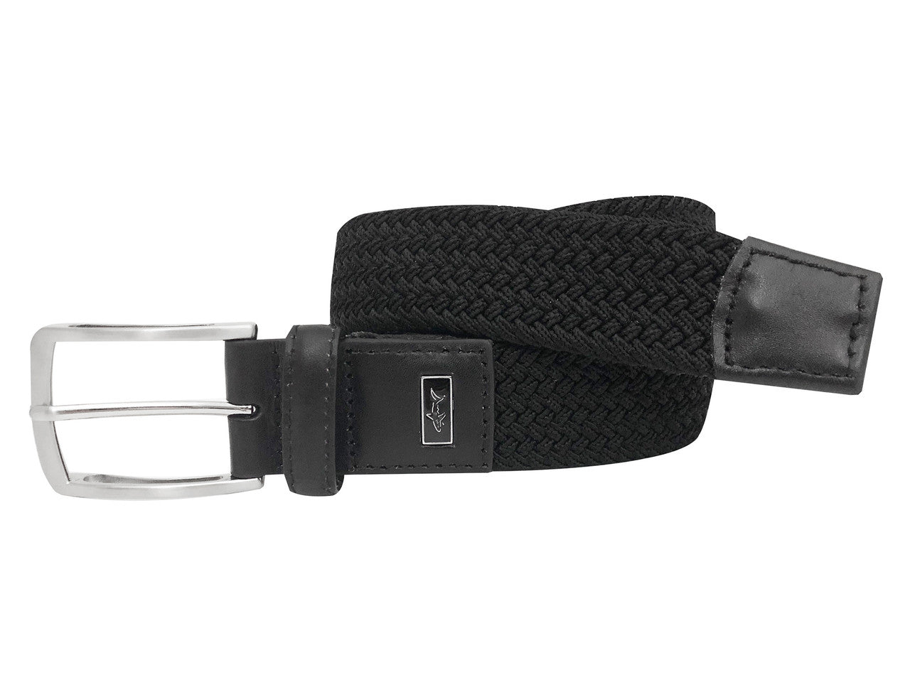 Greg Norman Stretch Solid Belt Size 42 (Black)