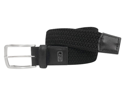 Greg Norman Stretch Solid Belt Size 42 (Black)