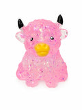 Pinch Glitter Highland Bull Squishy