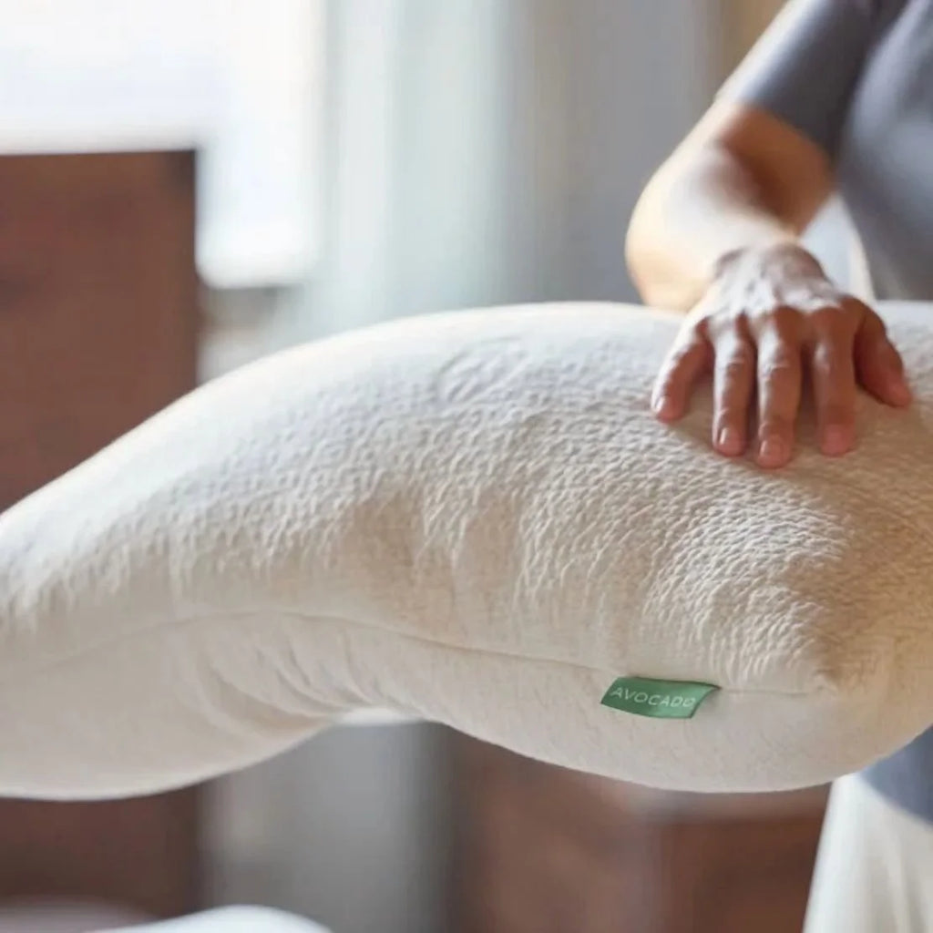 Avocado Organic Pillow with Natural Latex and Kapok Fill (Queen)