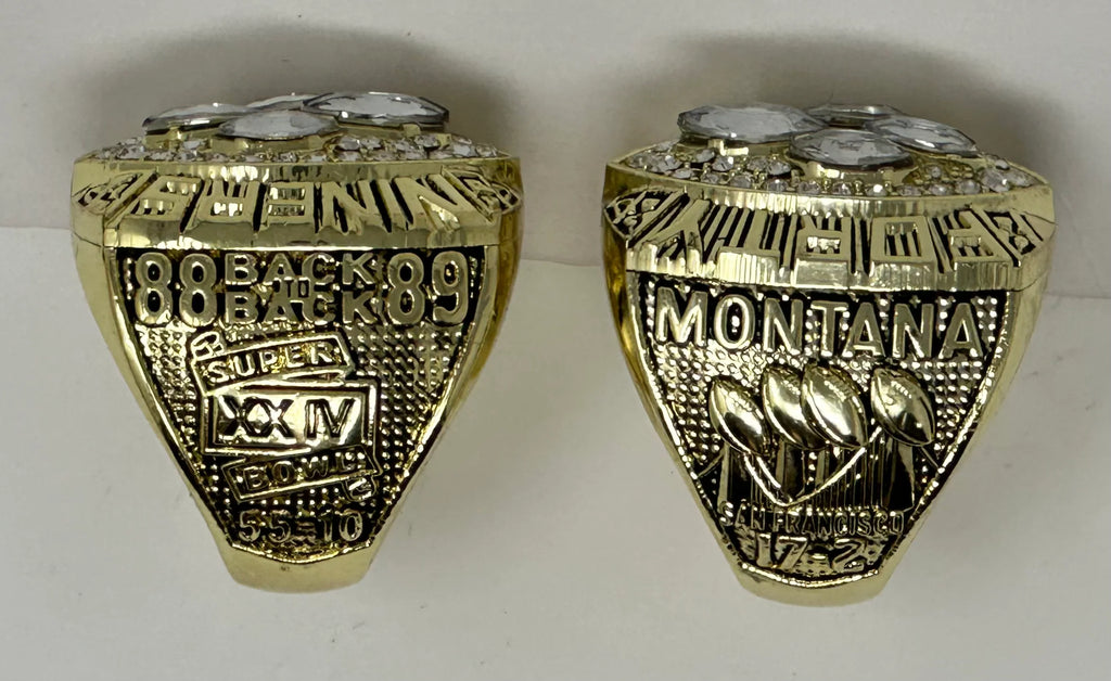 Joe Montana Replica Super Bowl XXIV Championship Ring