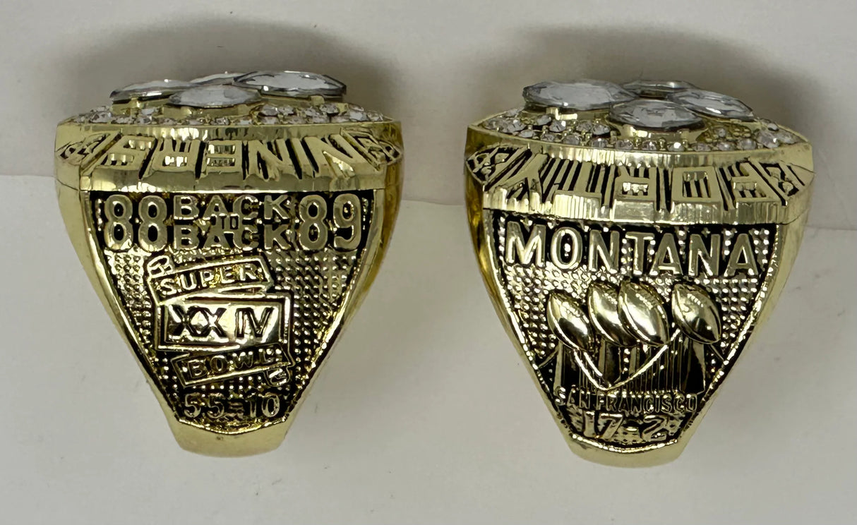 Joe Montana Replica Super Bowl XXIV Championship Ring