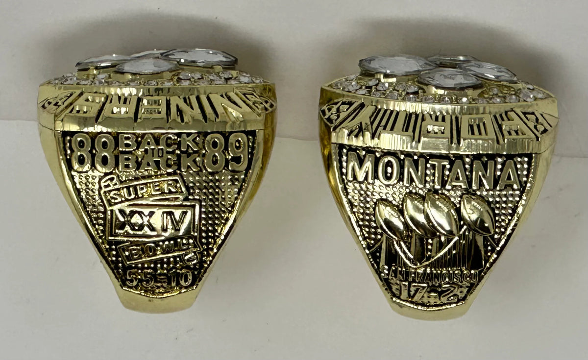 Joe Montana Replica Super Bowl XXIV Championship Ring