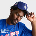 New Era Los Angeles Dodgers MLB 9FORTY Snapback Hat - Royal Blue - OSFA