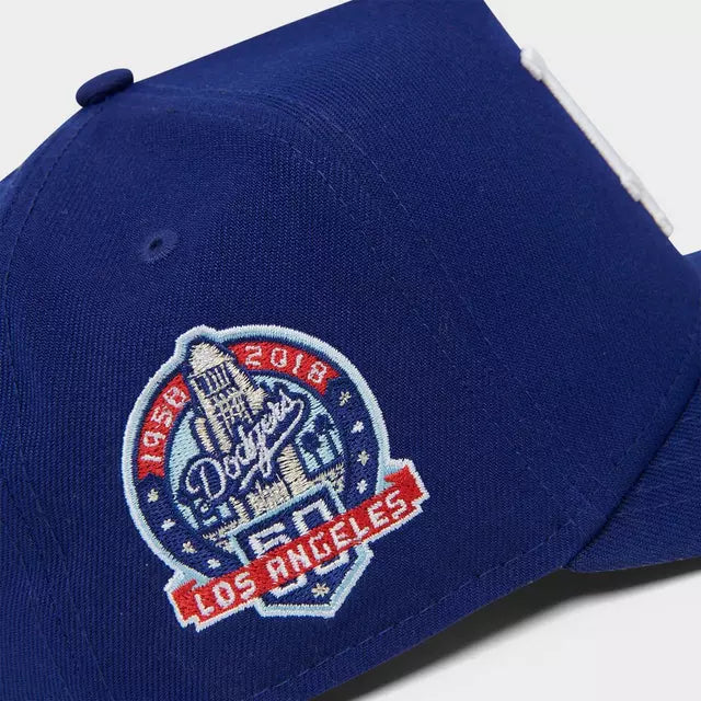 New Era Los Angeles Dodgers MLB 9FORTY Snapback Hat - Royal Blue - OSFA
