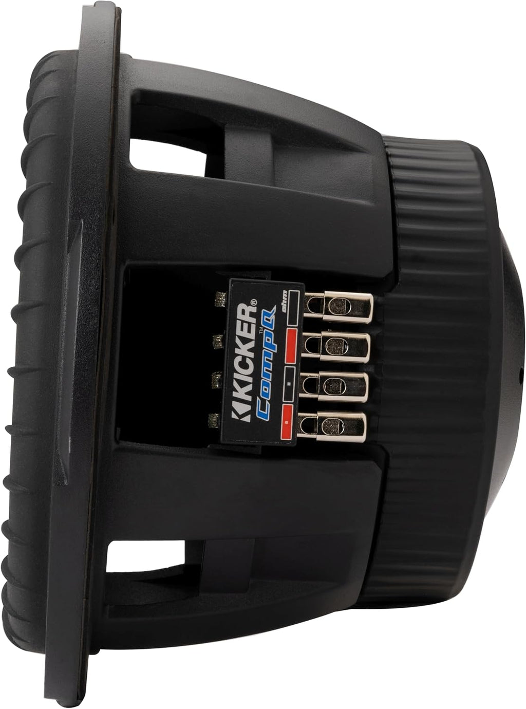 KICKER CompQ 10"(25cm) Subwoofer, 51CWQ104, DVC 4-ohm, 800 Watts RMS, 1600 Watts Peak, Forced-Air Cooling, Increased Power Handling, Car, Truck, SUV, UTV