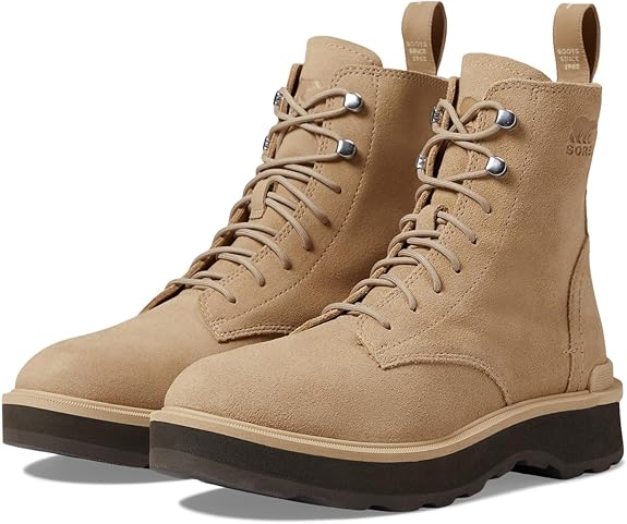Sorel Women's Hi-Line Lace Footwear - Canoe/Tawny Buff - Size 9.5