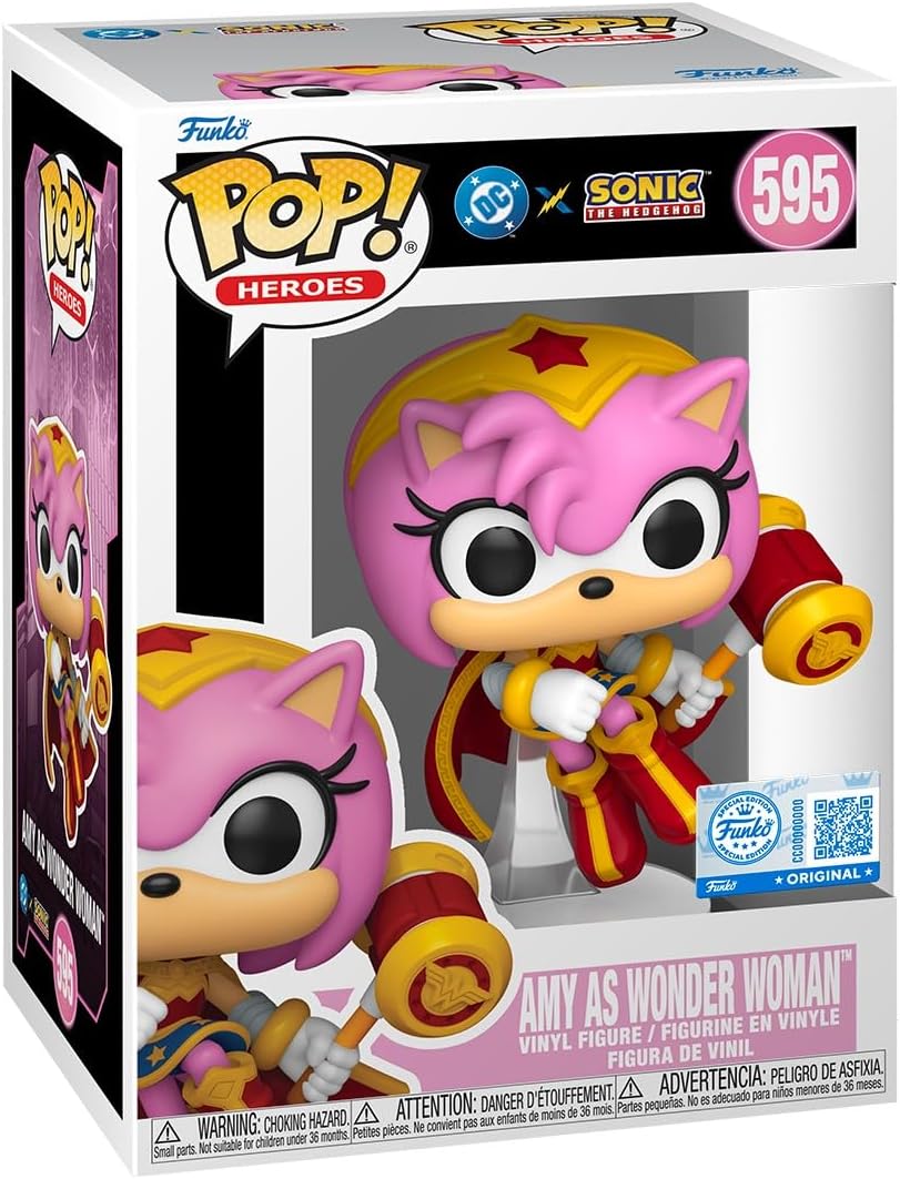 Funko Pop! Heroes: Amy Rose as Wonder Woman