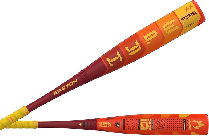 Easton | 2025 | Hype FIRE Baseball Bat | USSSA |-10 Drop | 2 3/4" Barrel | 2 Pc. Composite 31/21