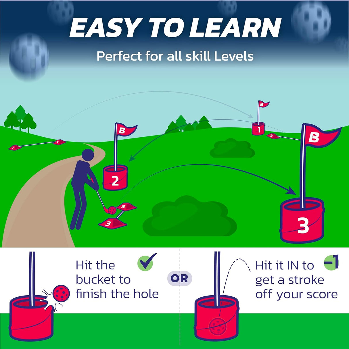 BUCKETGOLF 9 Hole Bundle