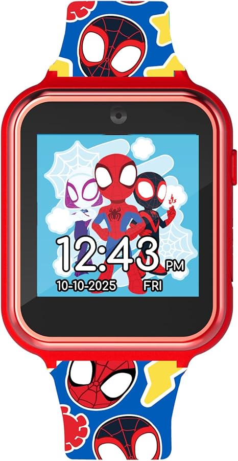 Accutime Marvel Spidey and His Amazing Friends Educational Touchscreen Smart Watch(NEW, OPEN BOX)