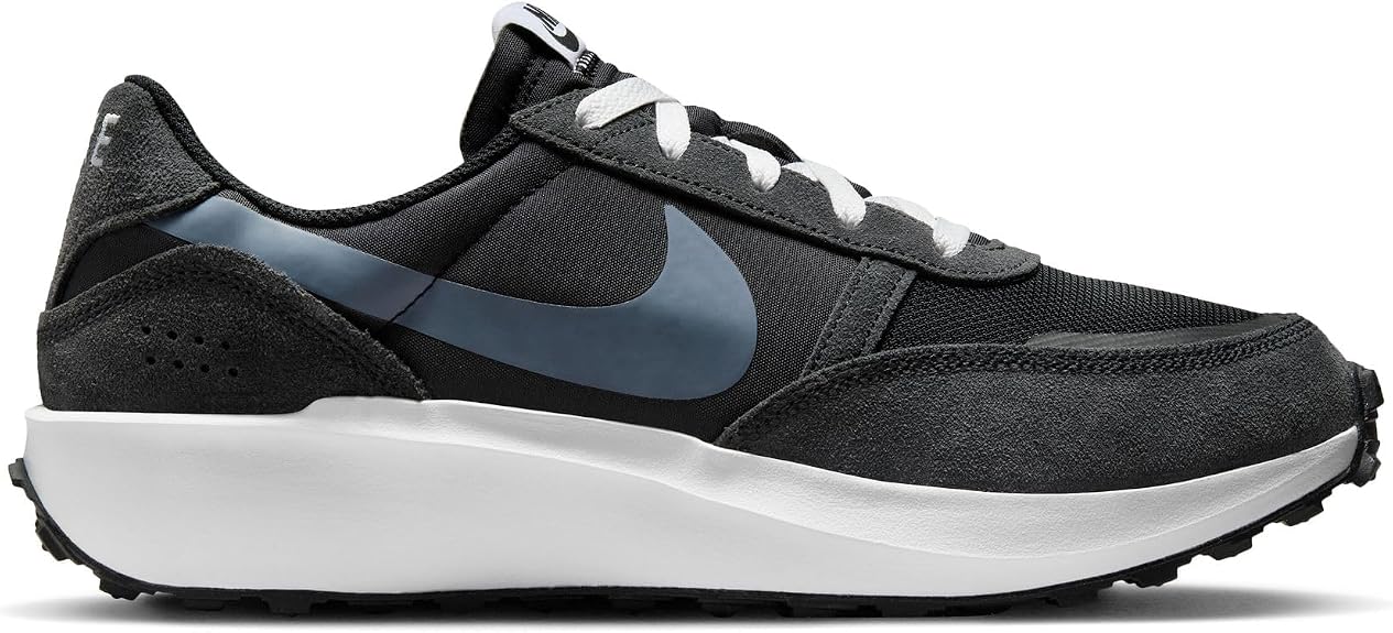 NIKE Men's Waffle Nav - Black/Off Noir/White - 9