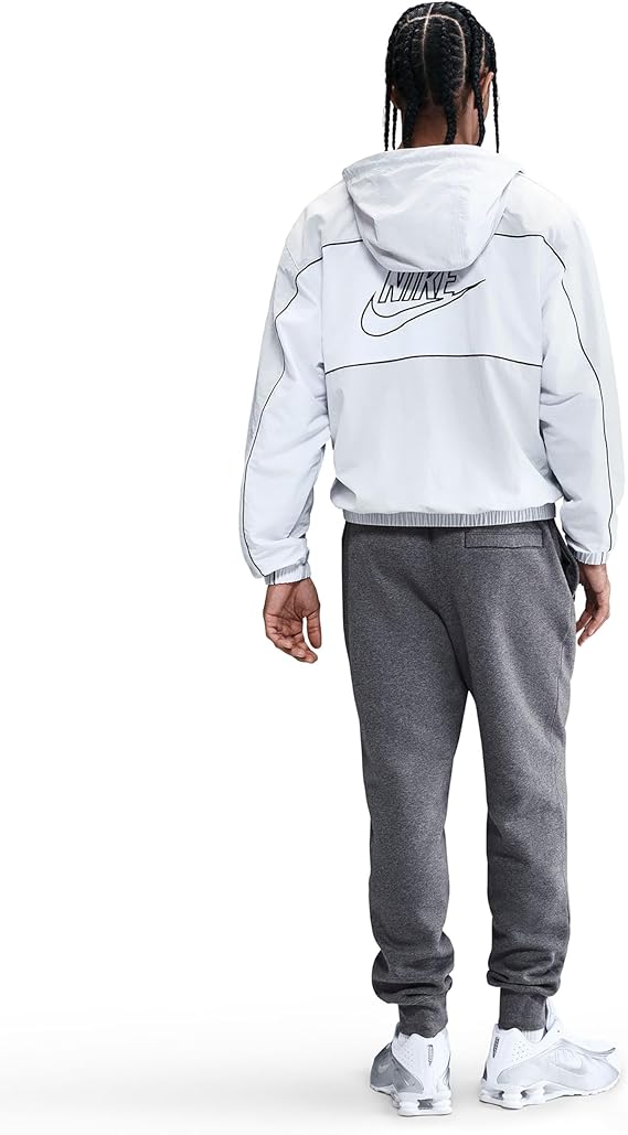 Nike Men's Club Joggers - Charcoal Heather - Large
