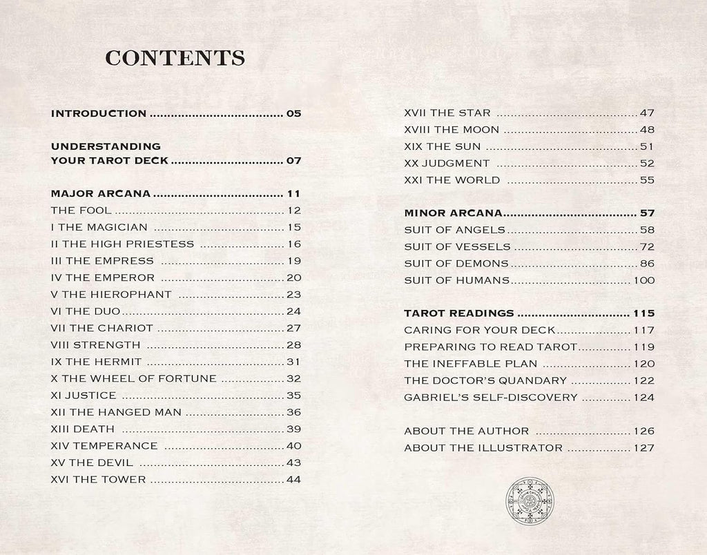 Good Omens Tarot Deck and Guidebook