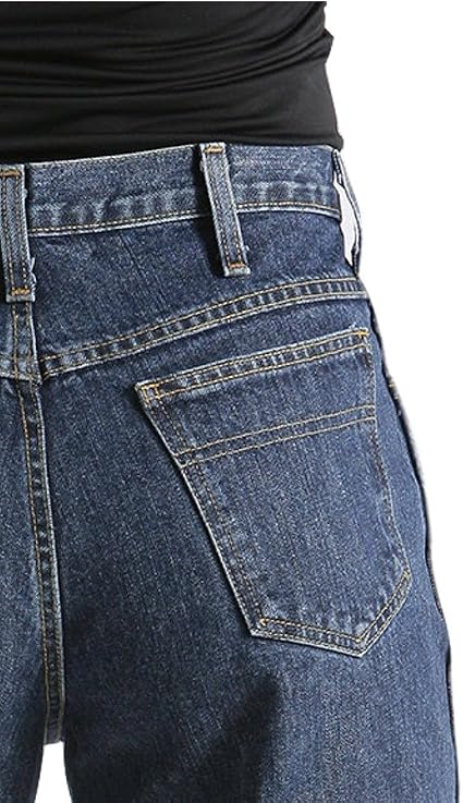 Cinch Men's Green Label Relaxed Fit Dark Stonewash Jeans Dark Stone 34W x 34L