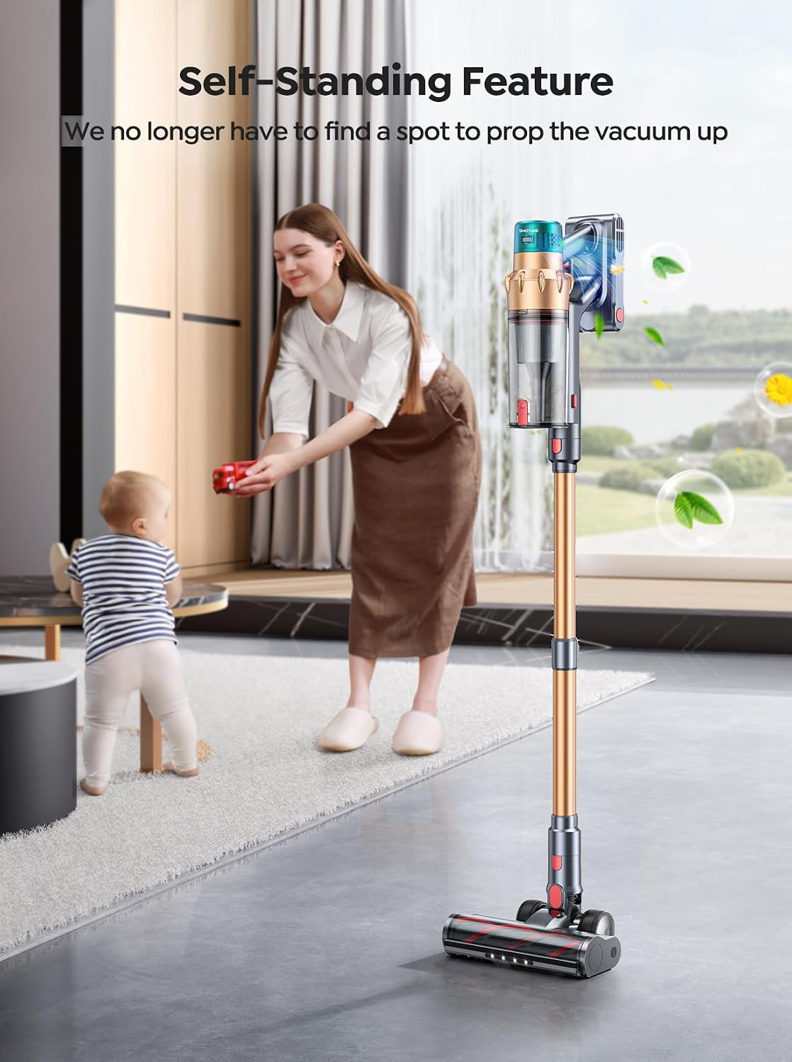 SMOTURE VAC01 Cordless Stick Vacuum - 650W 55kPa